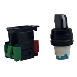 Chave seletora 2 posições 22mm com retorno eaton 2A-726.3.1-11