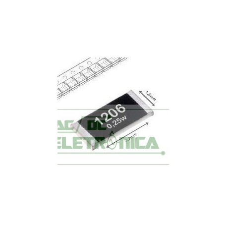 Resistor 100R 1/4w 1% SMD 1206