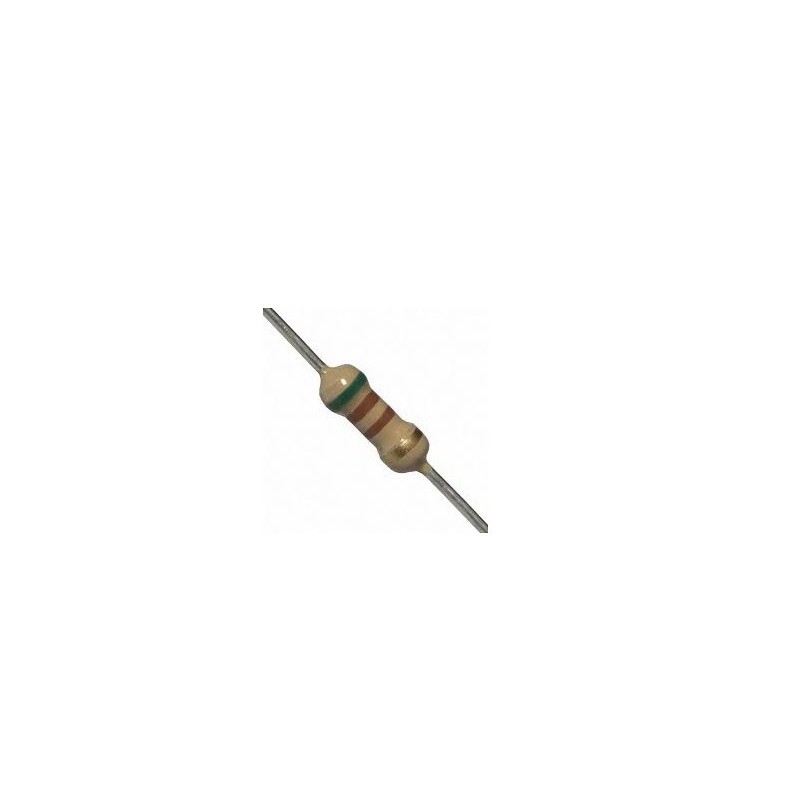 Resistor 510R 1/4w 5% - Verde marrom marrom dourado Resistor 510R 1/4w 5% - Verde marrom marrom dourado