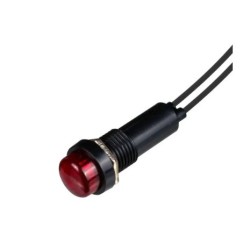 Sinaleiro olho de boi vermelho 110Vca