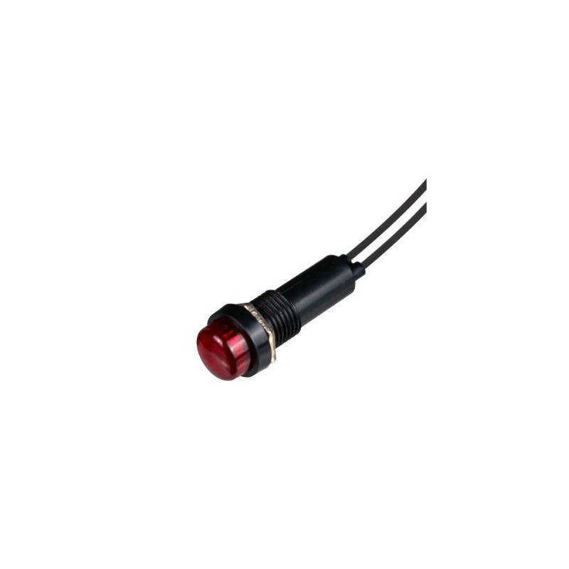 Sinaleiro olho de boi vermelho 110Vca