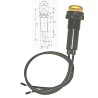 Sinaleiro olho de boi amarelo 110Vca