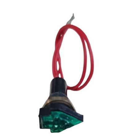Lâmpada piloto tipo seta verde 110Vca