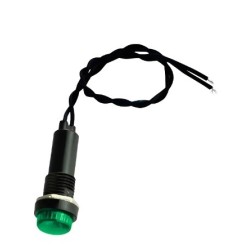 Sinaleiro olho de boi verde 220Vca