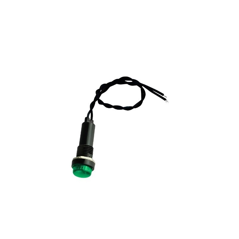 Sinaleiro olho de boi verde 220Vca
