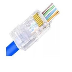 Conector RJ45 8x8 modular vazado