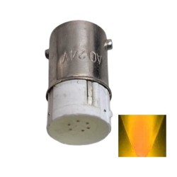 Lâmpada LED 24v amarelo ambar 800mcd BA9S EAO