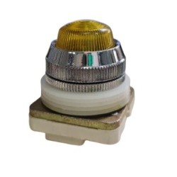 Sinaleiro amarelo 30mm BA9S 58/220V
