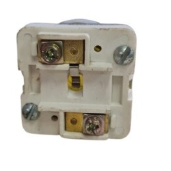 Sinaleiro amarelo 30mm BA9S 58/220V