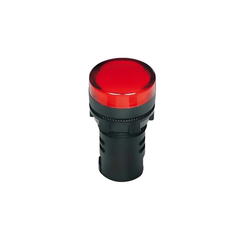 Sinaleiro led vermelho 22mm 110vac L20-DR1-R