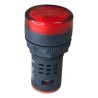 Sinaleiro led vermelho 22mm 110/220Vac - PL-SLVM