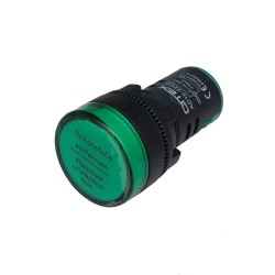 Sinaleiro led verde 22mm 110/220Vac - PL-SLVD
