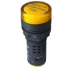 Sinaleiro led amarelo 22mm 110/220Vac - PL-SLAM