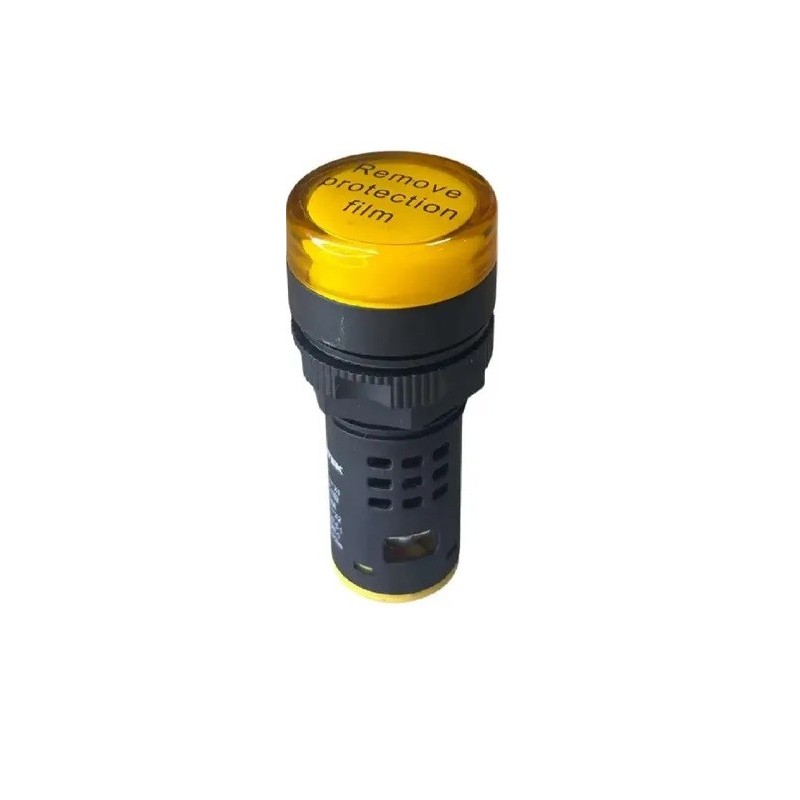 Sinaleiro led amarelo 22mm 110/220Vac - PL-SLAM