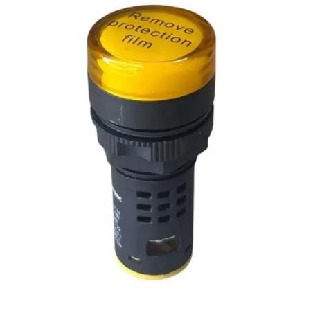 Sinaleiro led amarelo 22mm 110/220Vac - PL-SLAM