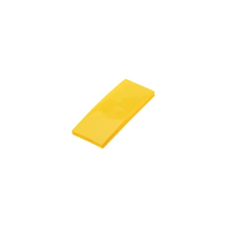 Tubo termo retratil PVC 150mm(chato) diametro 95mm branco(1 metro)