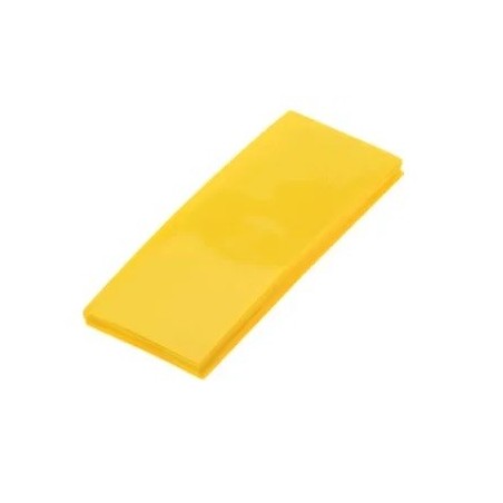 Tubo termo retratil PVC 150mm(chato) diametro 95mm branco(1 metro)