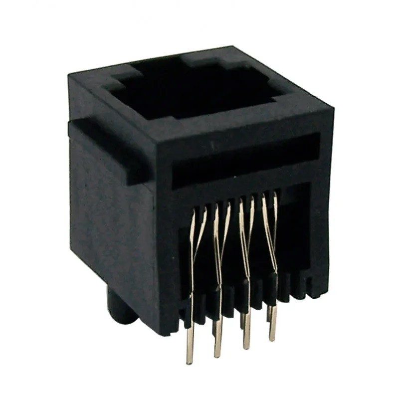 Conector RJ45 8x8 modular TFC-88 preto