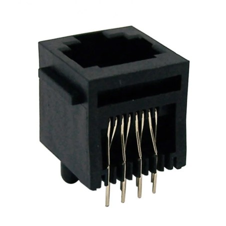 Conector RJ45 8x8 modular TFC-88 preto