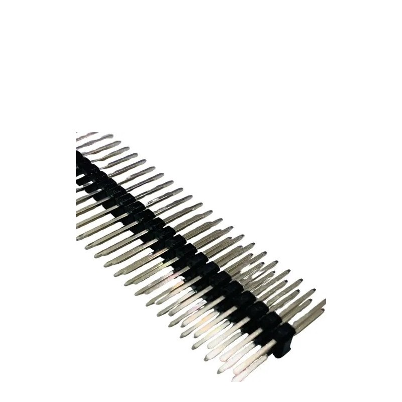 Barra de pinos 2x40 180º 20mm PCI 2,54MM