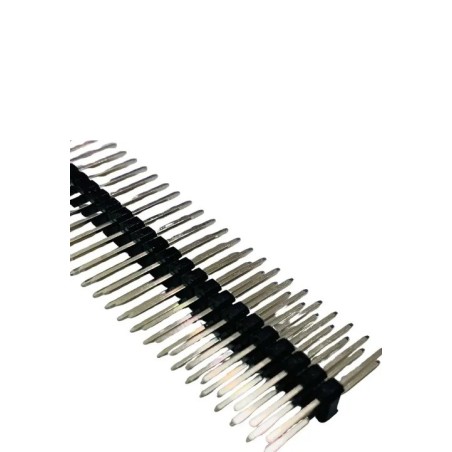 Barra de pinos 2x40 180º 20mm PCI 2,54MM
