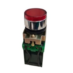 Sinaleiro vermelho 30mm 240x60Vca BA9S TR 4A-754-R