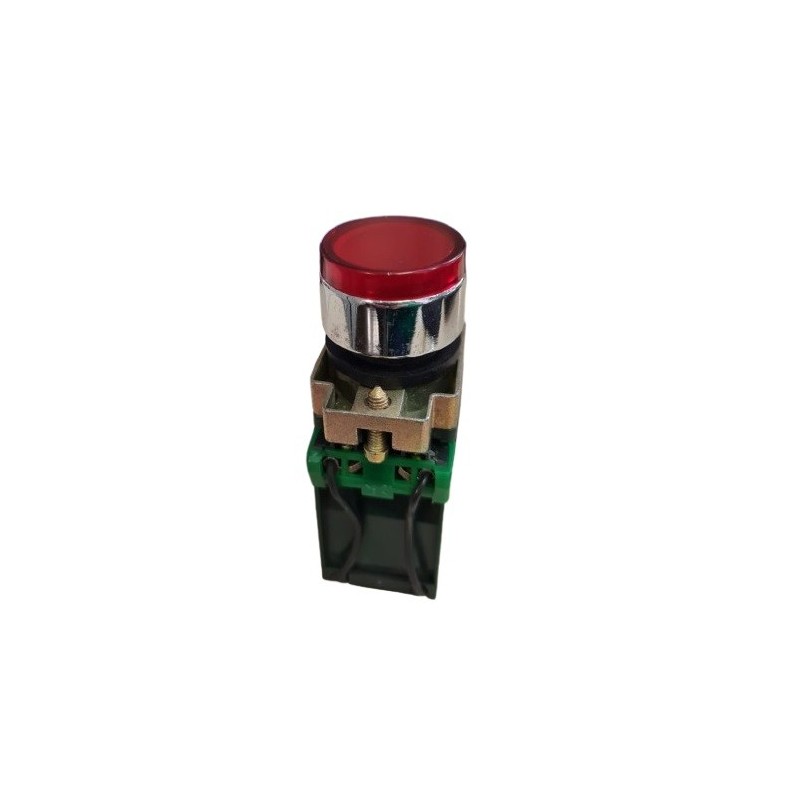 Sinaleiro vermelho 30mm 240x60Vca BA9S TR 4A-754-R