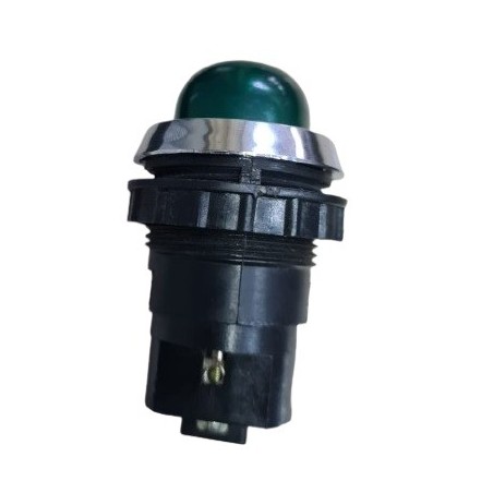 Sinaleiro verde saliente 30mm IPBA