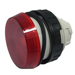 Sinaleiro vermelho 30mm faceado V301/13