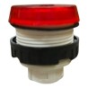 Sinaleiro vermelho 30mm faceado V301/13