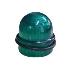Lente de sinaleiro verde cuba 25mm diametro x 30mm altura