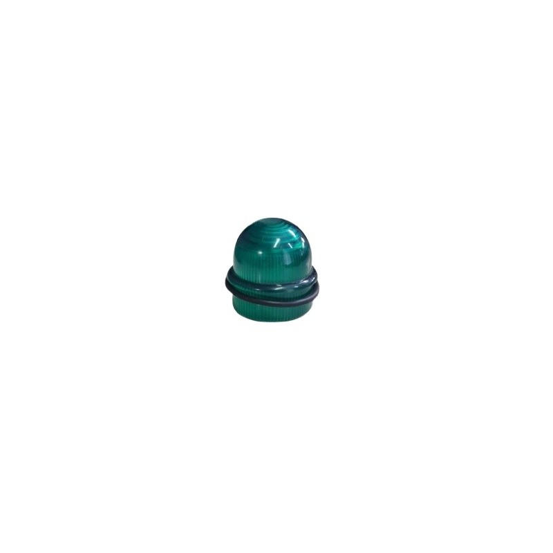 Lente de sinaleiro verde cuba 25mm diametro x 30mm altura