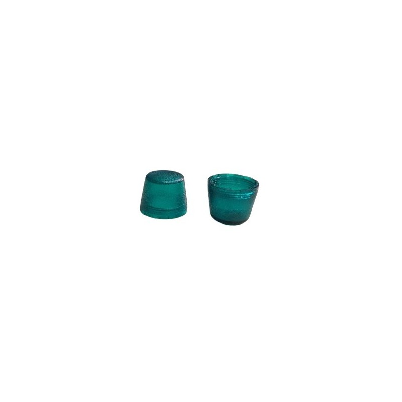 Lente de sinaleiro verde 18mm diametro x 13mm altura
