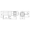 Porta fusivel PCI engate rapido 5x20mm 10A 250v - REF:850
