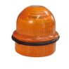Lente de sinaleiro laranja cuba 25mm diametro x 30mm altura