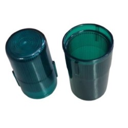 Lente de sinaleiro verde 18mm diametro x 40mm