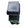 Sinaleiro translucido gelo 22mm 240x130Vcc 3A-754R IC quadrado