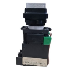 Sinaleiro translucido gelo 22mm 240x130Vcc 3A-754R IC quadrado