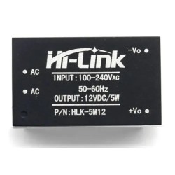 Fonte de alimentação mini fonte 12V 5W HLK-5M12