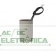 Capacitor de partida 8uF x 250Vac c/fio 5% 50/60hz