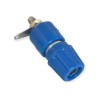 Borne 4mm 20A azul B159