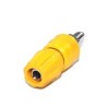 Borne 4mm 25Amp amarelo B160