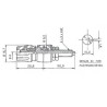 Borne 4mm 25Amp amarelo B160