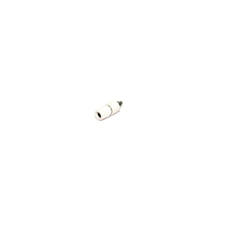 Borne 4mm 25Amp branco B160