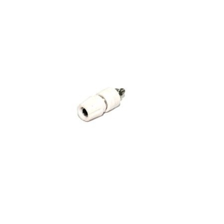 Borne 4mm 25Amp branco B160