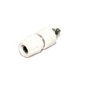 Borne 4mm 25Amp branco B160