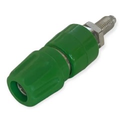 Borne 4mm 25Amp verde B160
