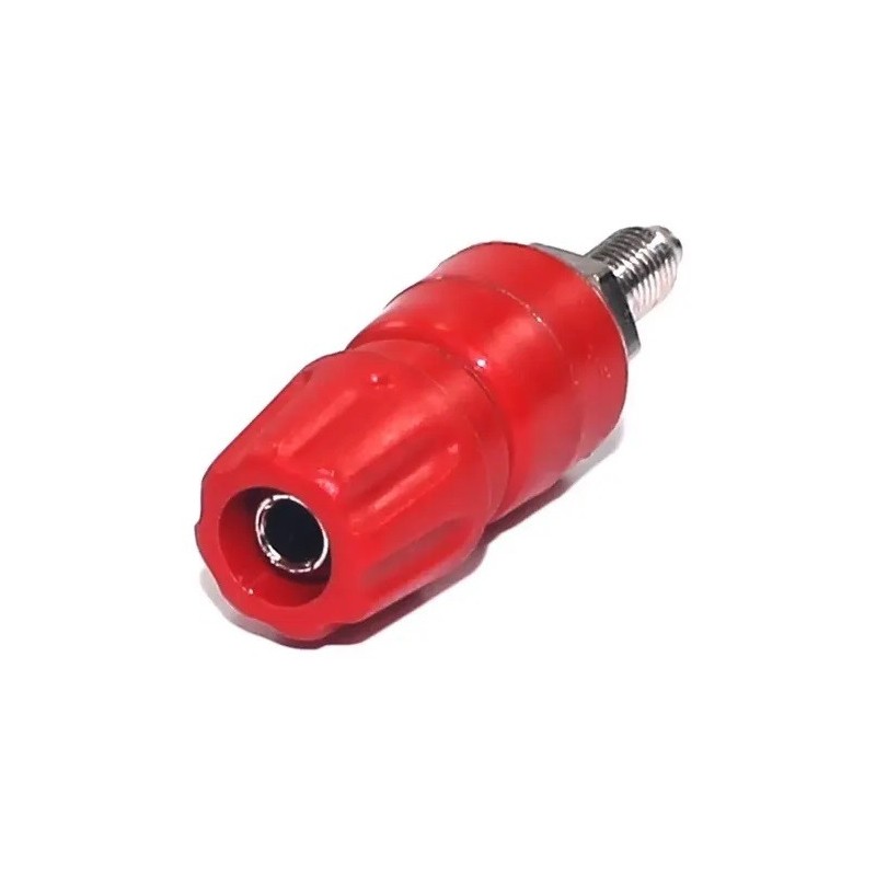 Borne 4mm 25Amp vermelho B160