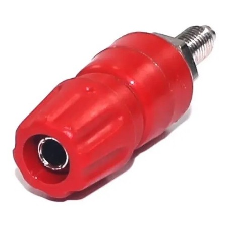 Borne 4mm 25Amp vermelho B160