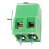 Conector borne KRE-2 vias 5mm verde